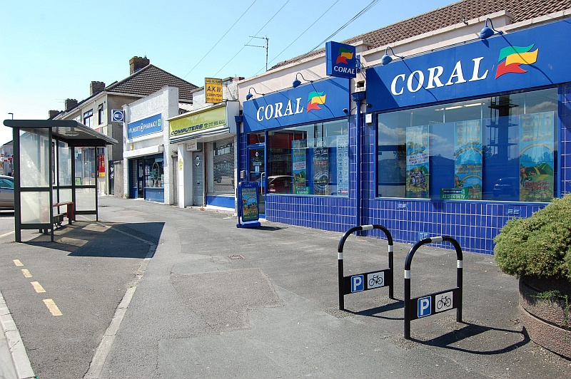 Shops in Rodway Road, Patchway.