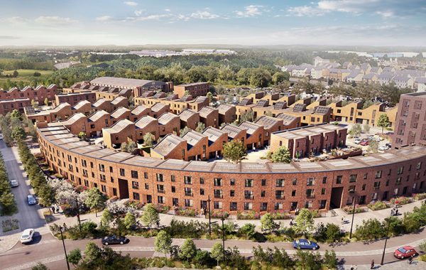 Visualisation of a crescent in the first phase of development at Brabazon.