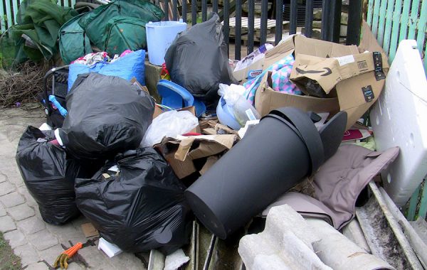 Photo of fly-tipped waste in Little Stoke.