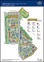 Site plan of Callicroft Place, Charlton Hayes, Bristol