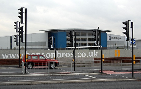 Site of a proposed new police custody centre in Patchway, Bristol