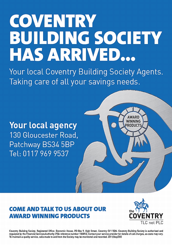 Coventry Building Society has arrived in Patchway