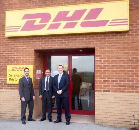 Jack Lopresti MP visits DHL at Cribbs Causeway, Bristol