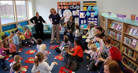 Storytime session at Patchway Library.