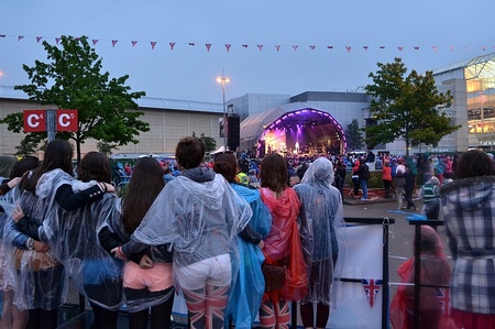 Crowd at the Bristol Jubilee Concert.