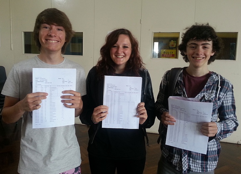 Top GCSE performers at Patchway Community College.
