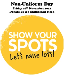 Children in Need - show your spots, let's raise lots.