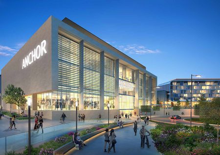 Artist's impression of a new 'anchor' store planned as part of an extension at The Mall, Cribbs Causeway, Bristol.
