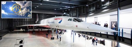 Concorde exhibit at Aerospace Bristol.